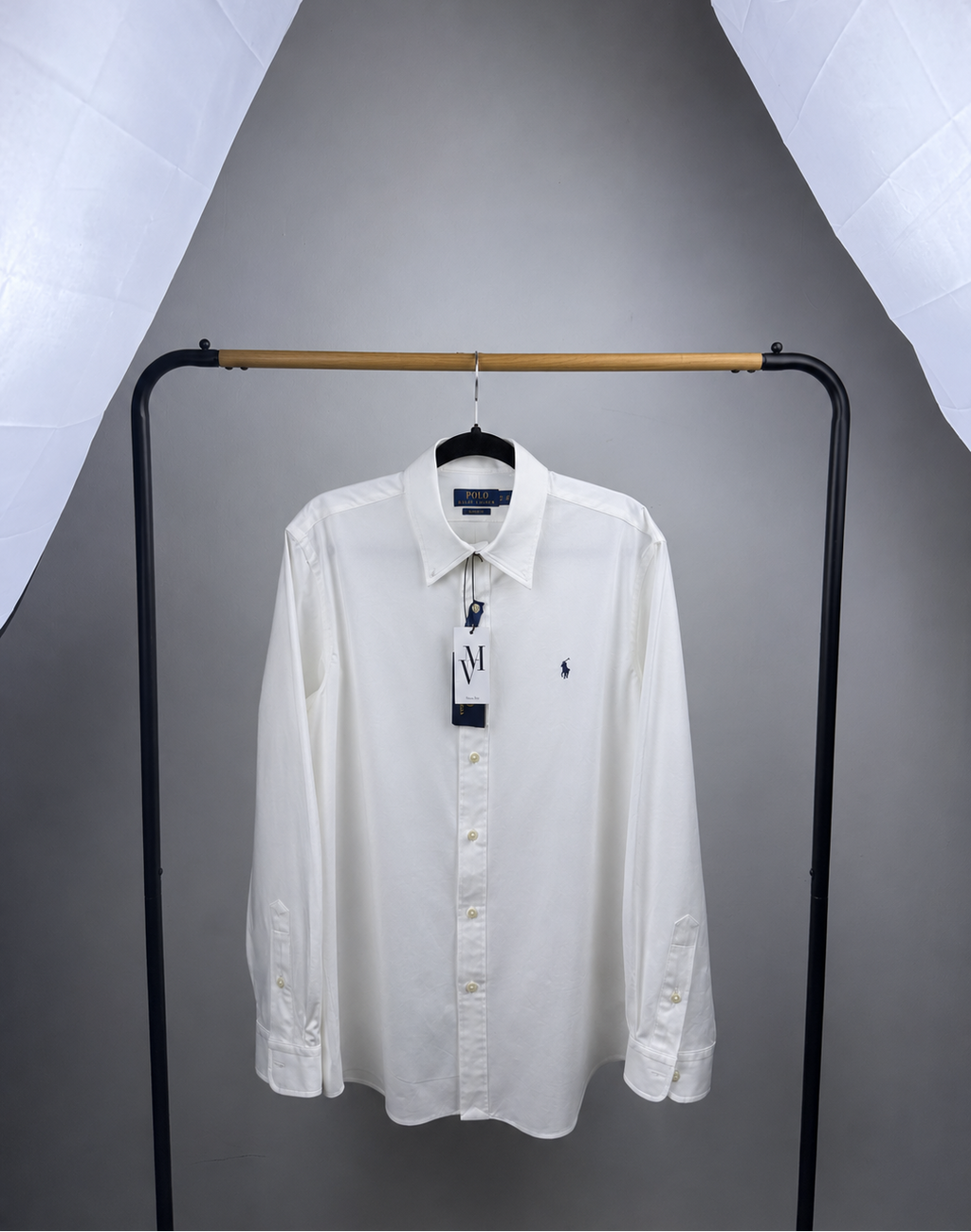 Maison Vallin|Chemise Ralph Lauren—Oxford Blanc Héritage
