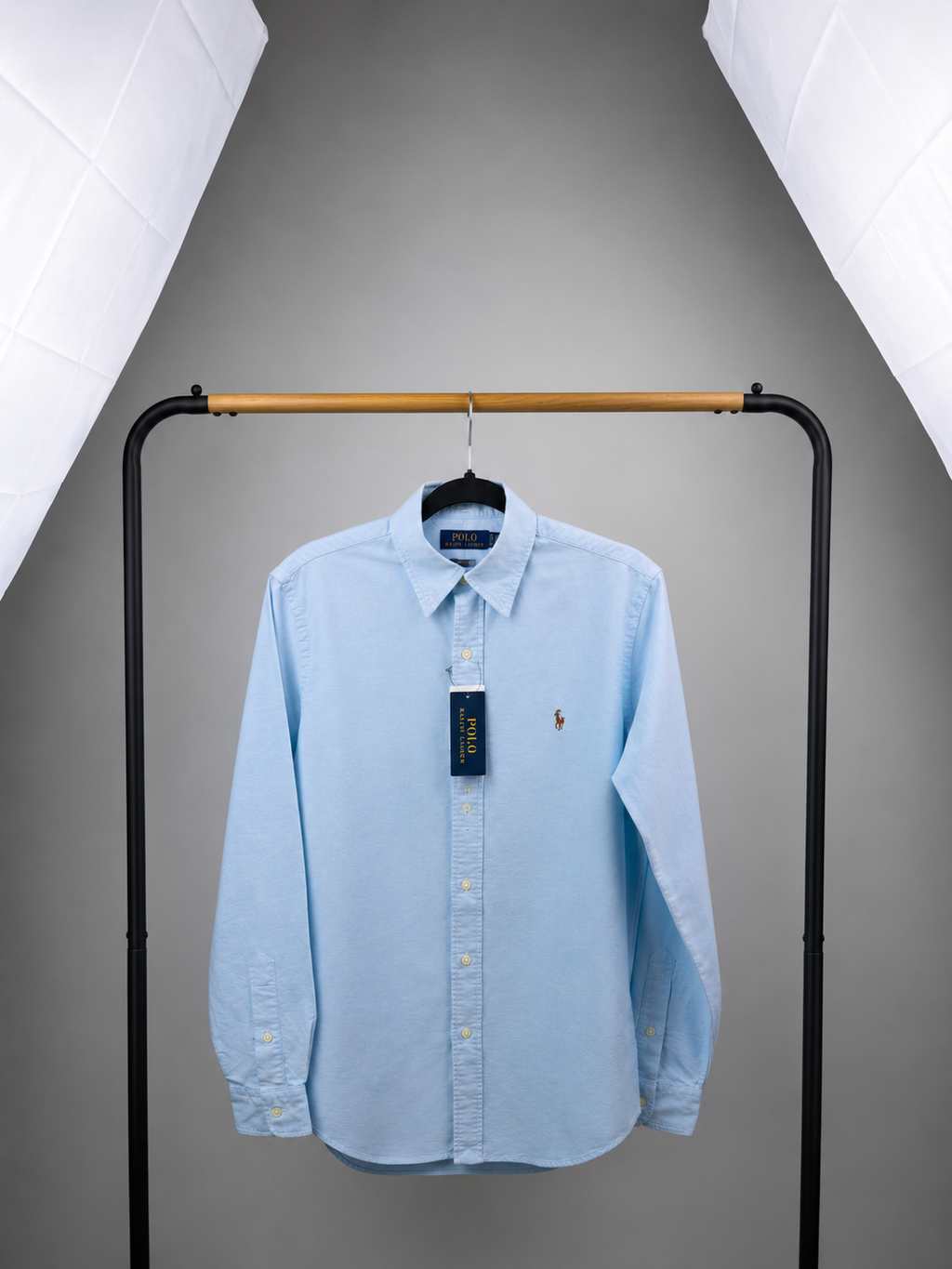 Maison Vallin|Chemise Ralph Lauren—Bleu Glacier