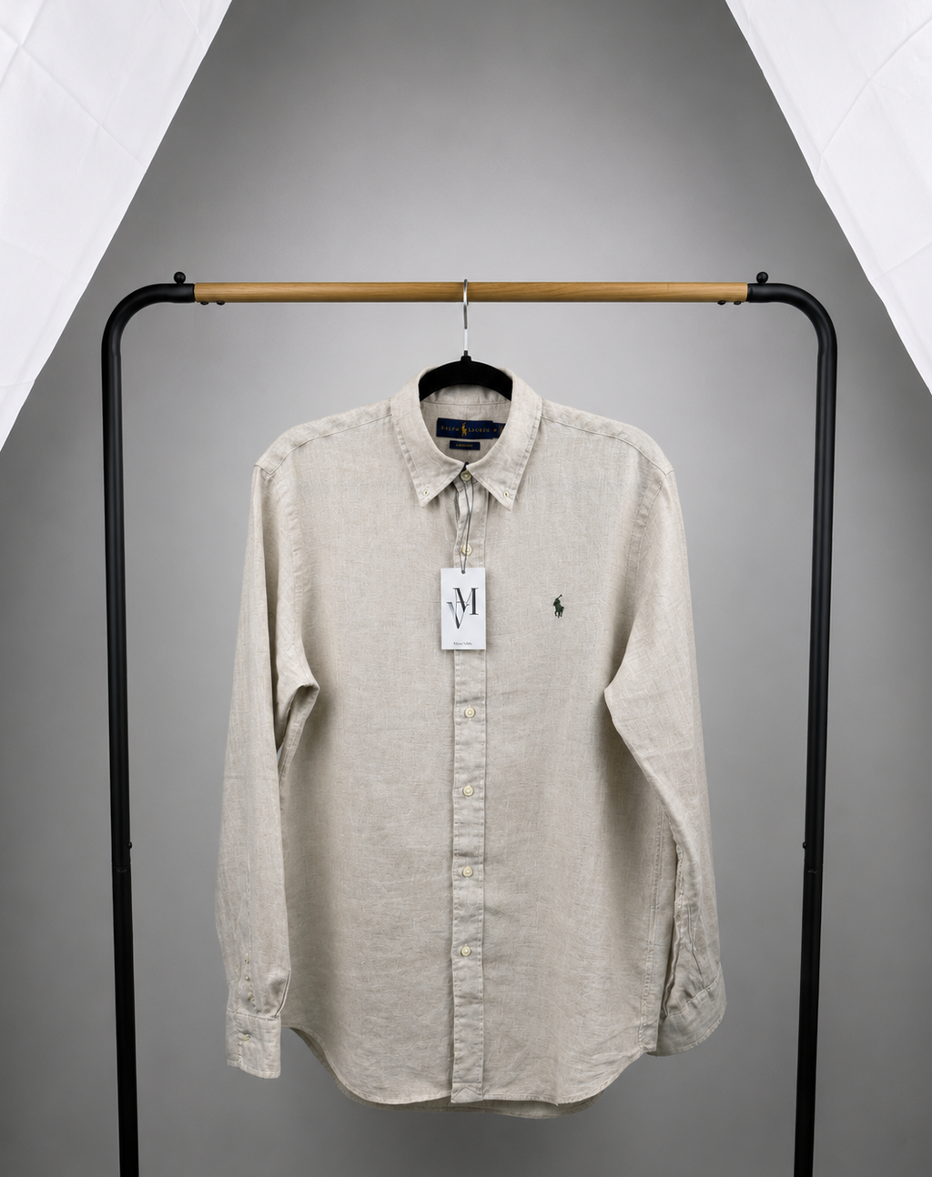 Maison Vallin|Chemise Ralph Lauren—Lin Sable Clair