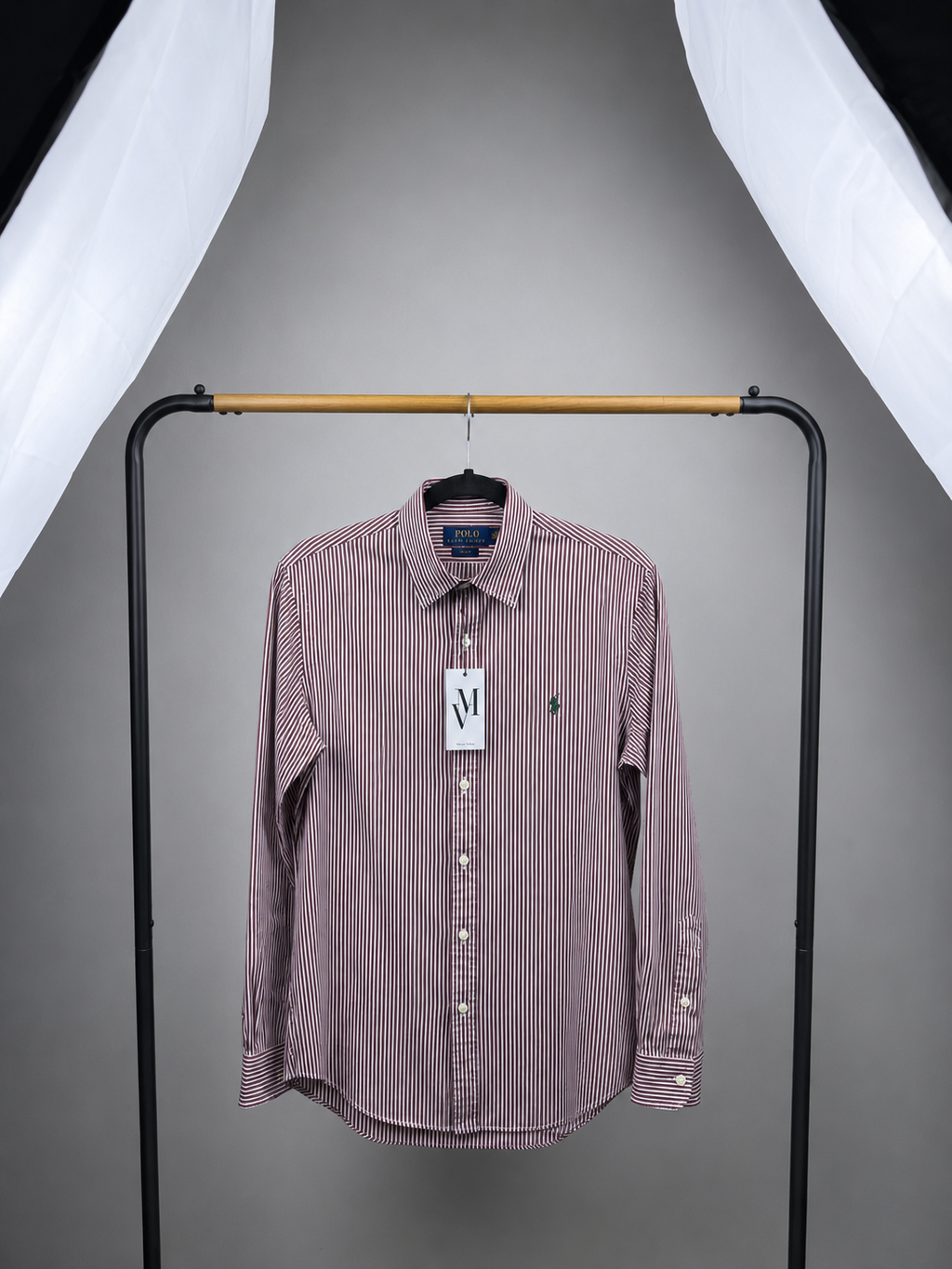 Maison Vallin|Chemise Ralph Lauren—Grenat Riviera
