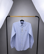 Maison Vallin|Chemise Ralph Lauren—Rayure Bleu horizon