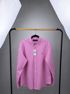 Maison Vallin|Chemise Ralph Lauren—Rayure rose Riviera