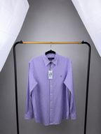Maison Vallin|Chemise Ralph Lauren—Rayure violette Perle