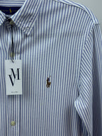 Maison Vallin|Chemise Ralph Lauren—Rayure matin Bleu