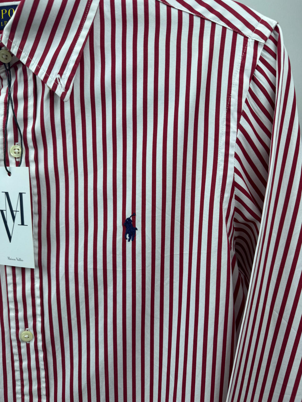 Maison Vallin|Chemise Ralph Lauren—Rayure Rouge