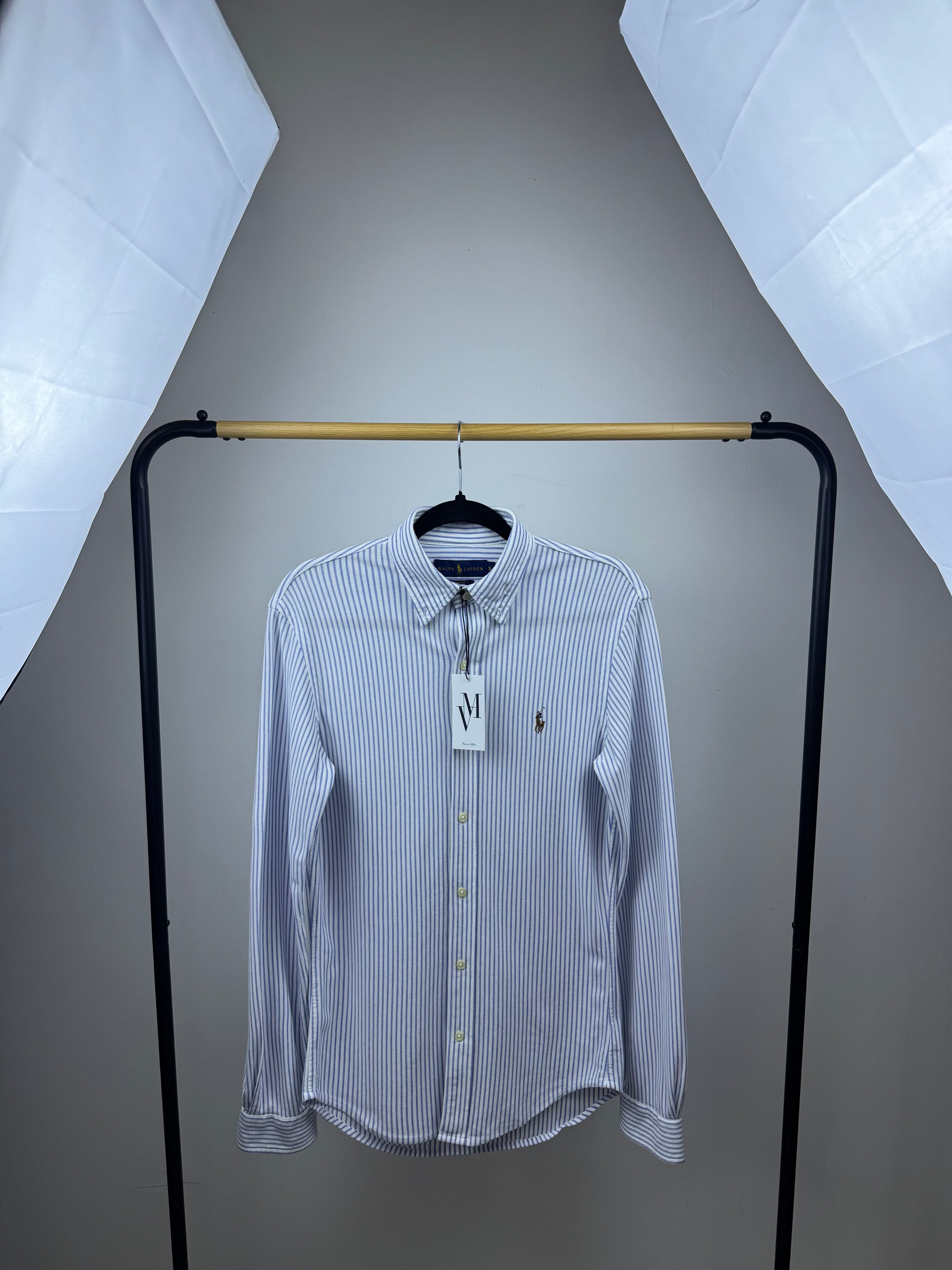 Maison Vallin|Chemise Ralph Lauren—Rayure matin Bleu