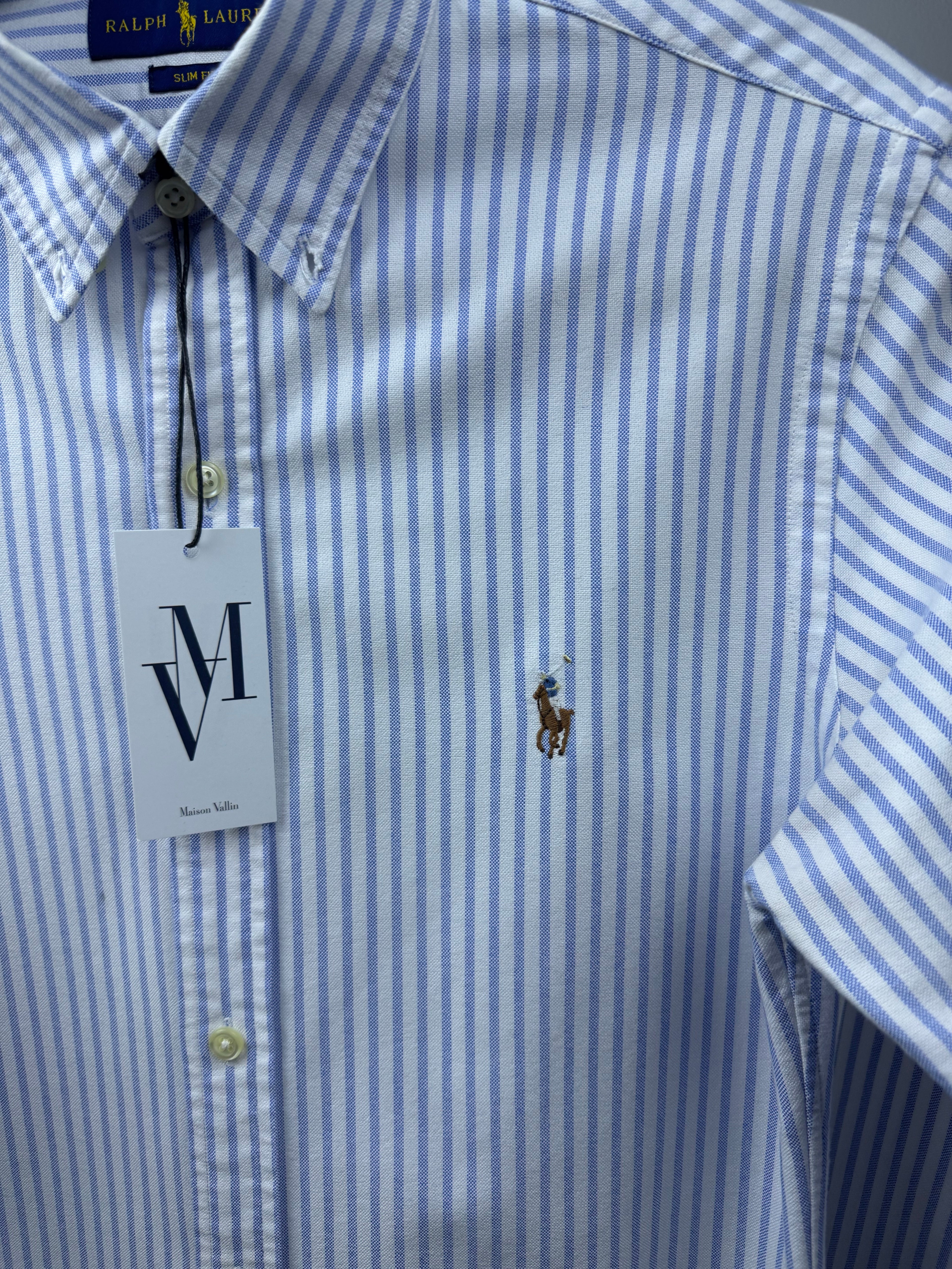 Maison Vallin|Chemise Ralph Lauren—Rayure Ciel