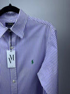 Maison Vallin|Chemise Ralph Lauren—Rayure violette Perle