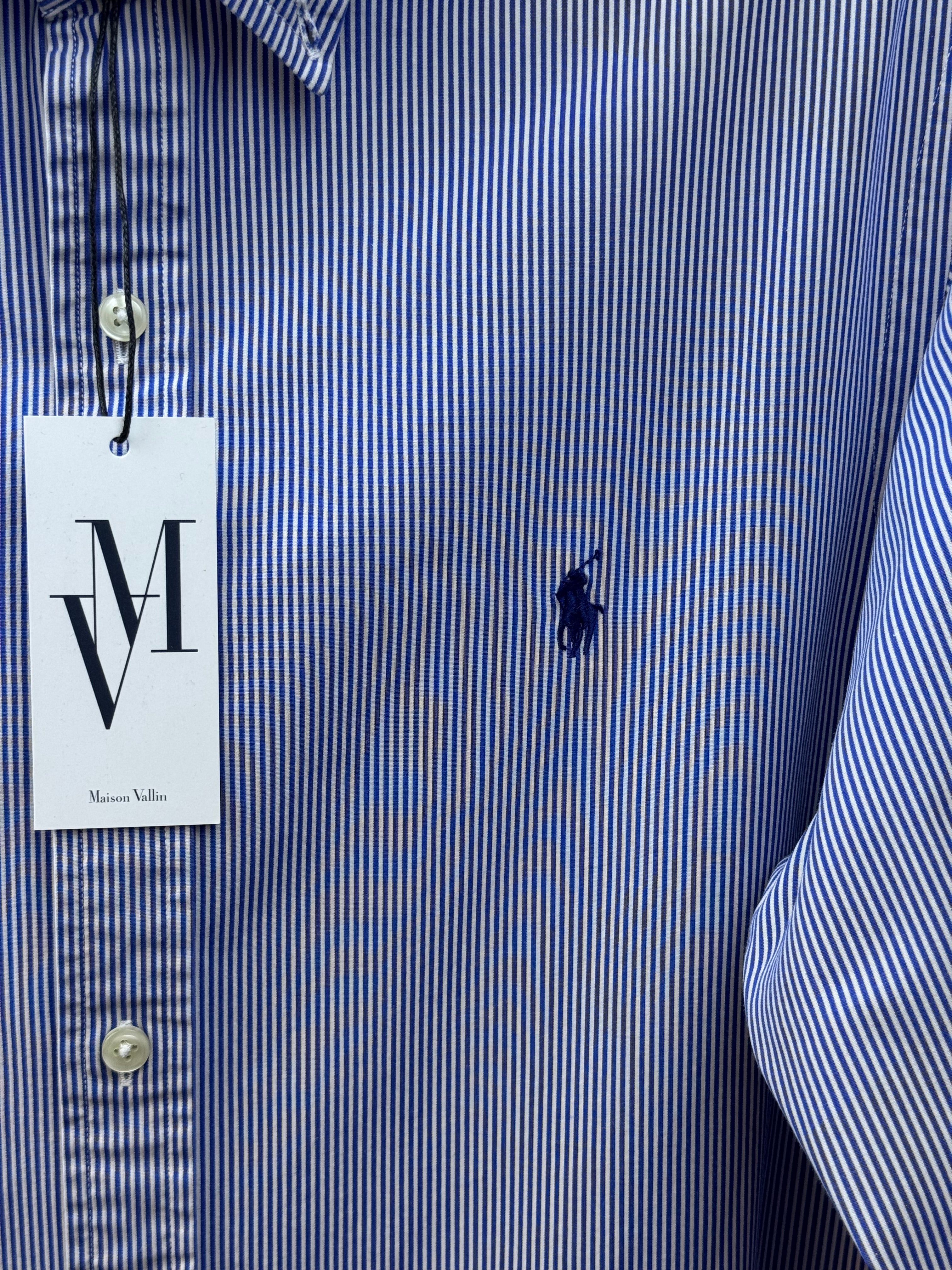 Maison Vallin|Chemise Ralph Lauren—Rayure Azur