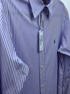 Maison Vallin|Chemise Ralph Lauren—Rayure violette Perle