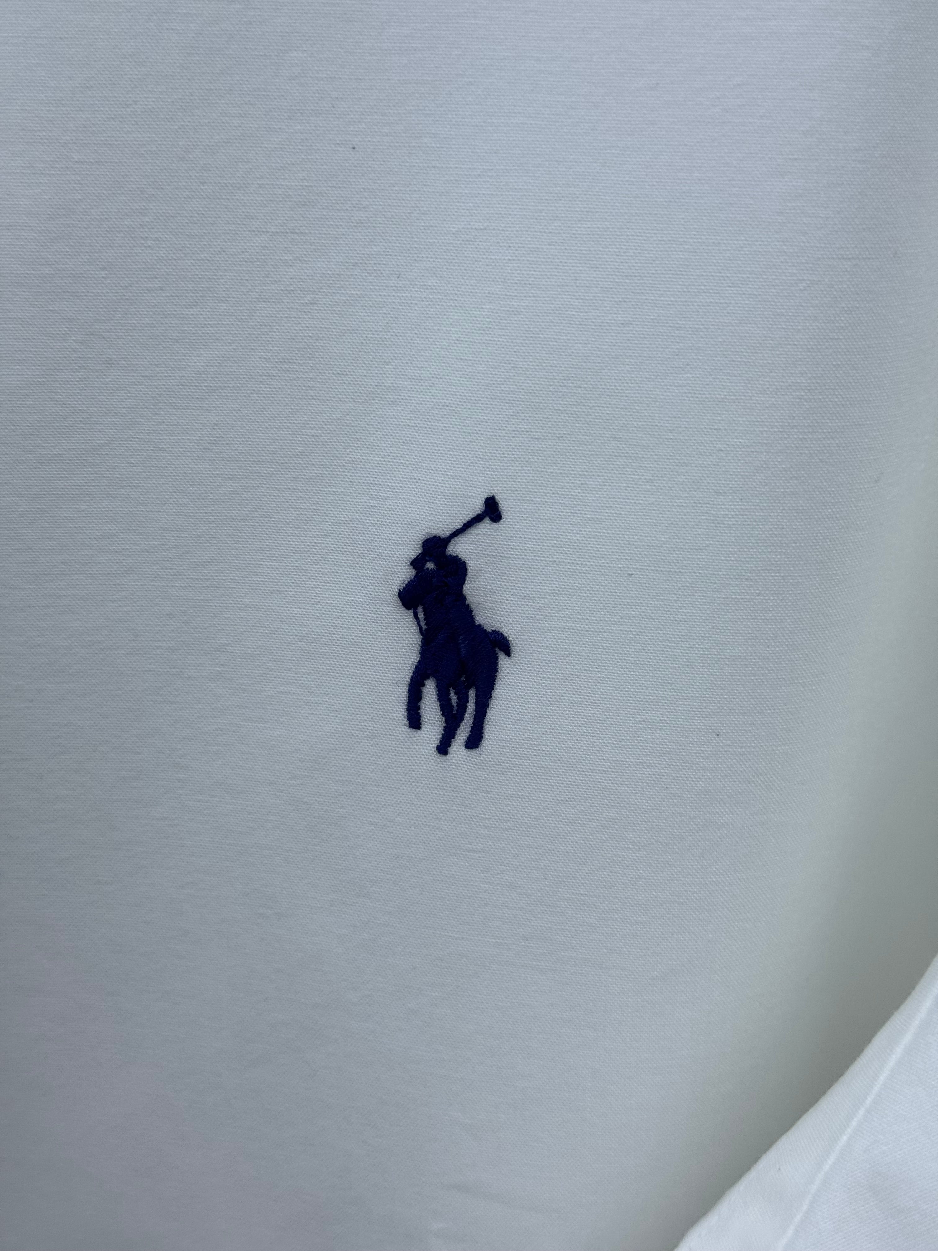 Maison Vallin|Chemise Ralph Lauren—Oxford Blanc Héritage