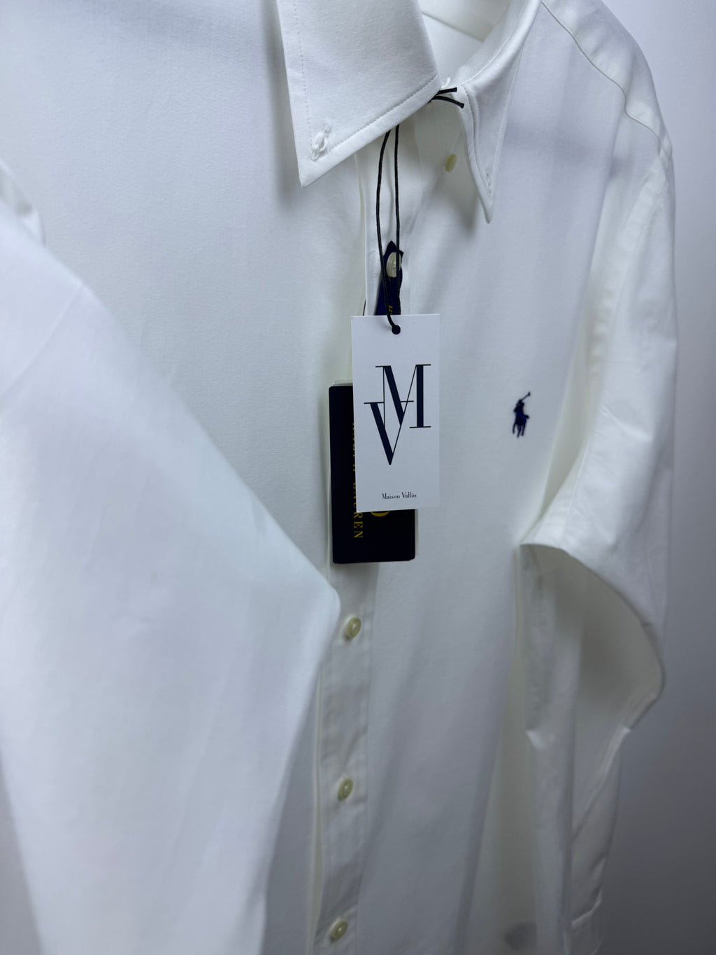 Maison Vallin|Chemise Ralph Lauren—Oxford Blanc Héritage