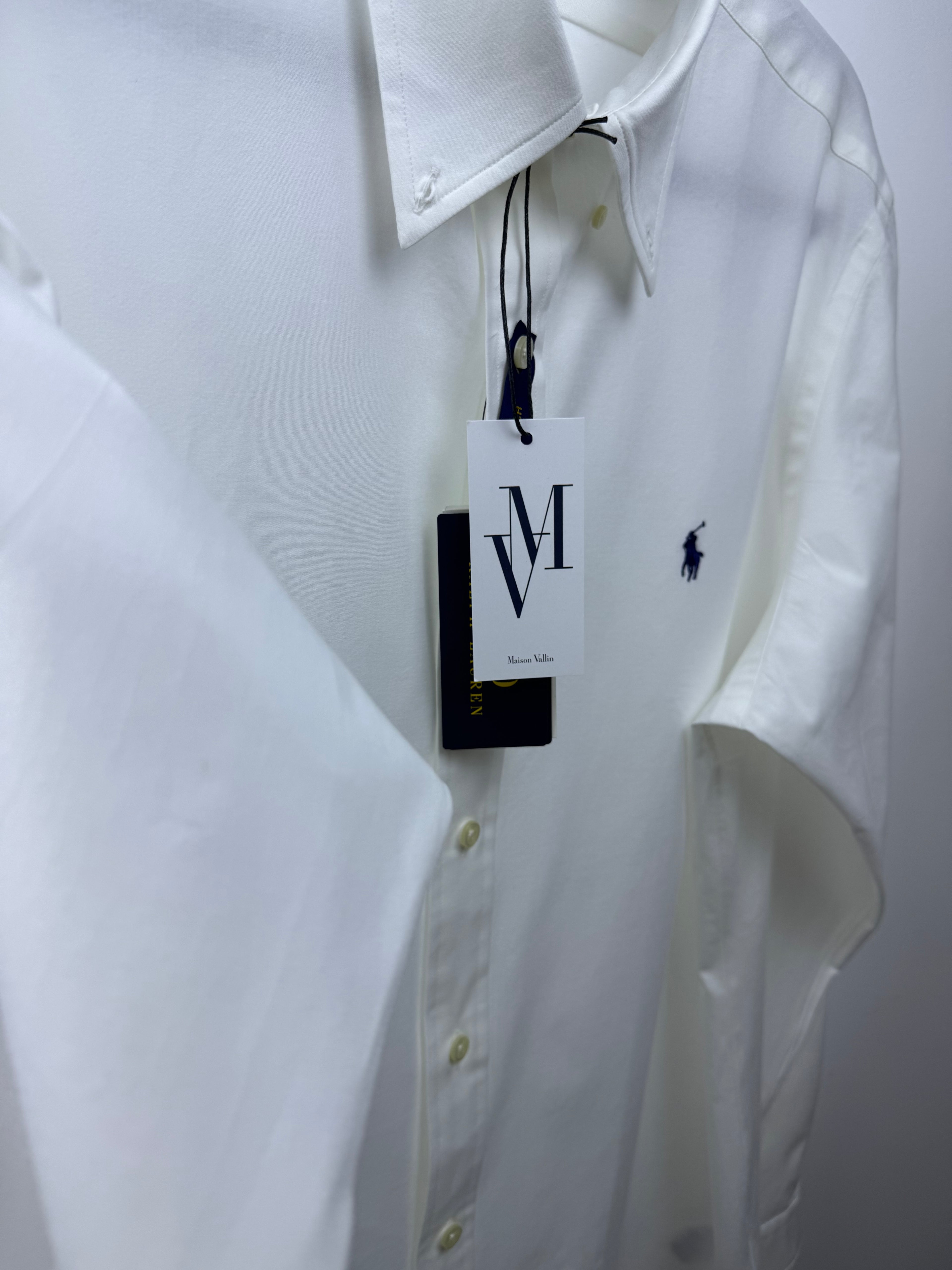 Maison Vallin|Chemise Ralph Lauren—Oxford Blanc Héritage