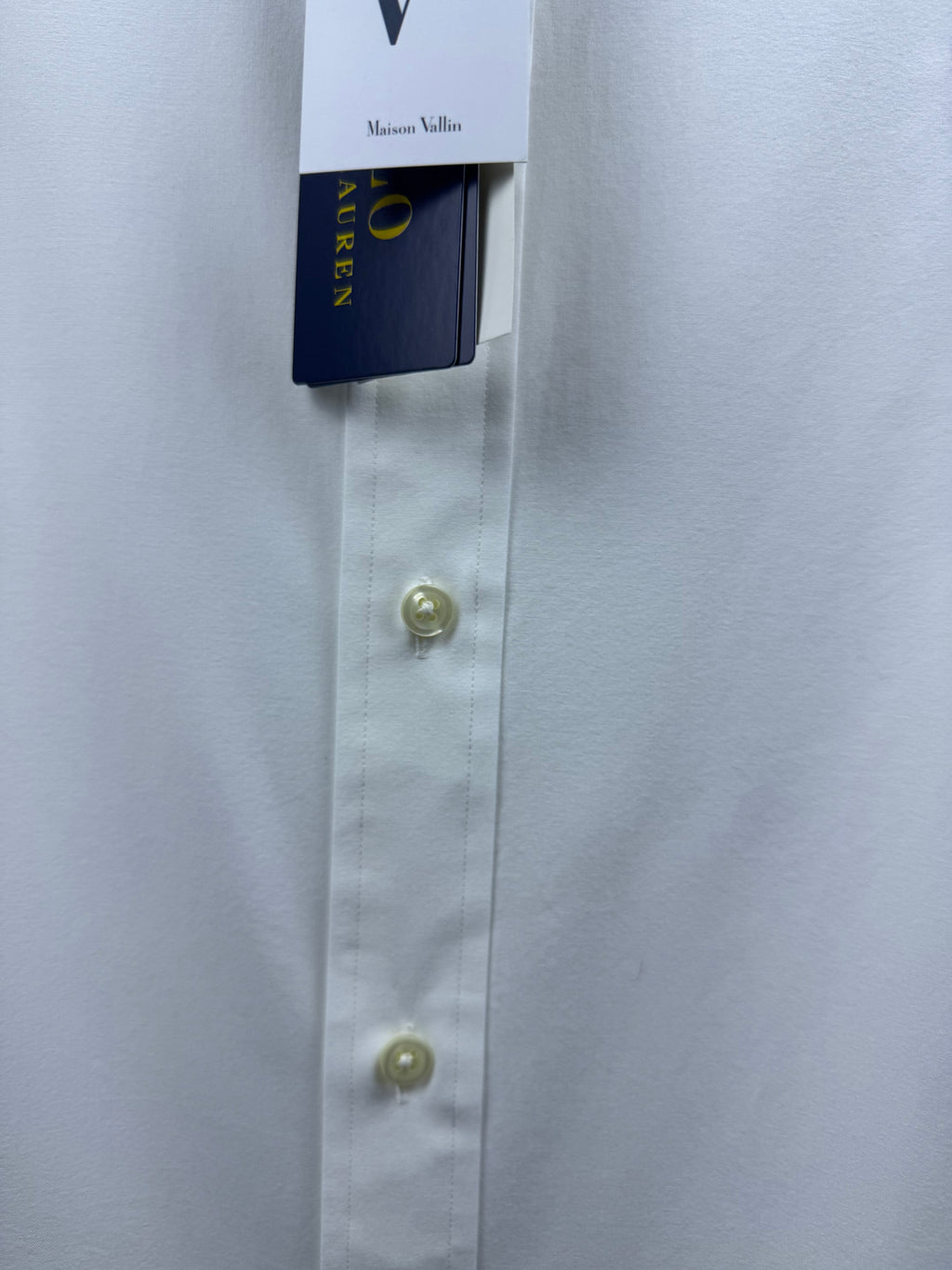 Maison Vallin|Chemise Ralph Lauren—Oxford Blanc Héritage