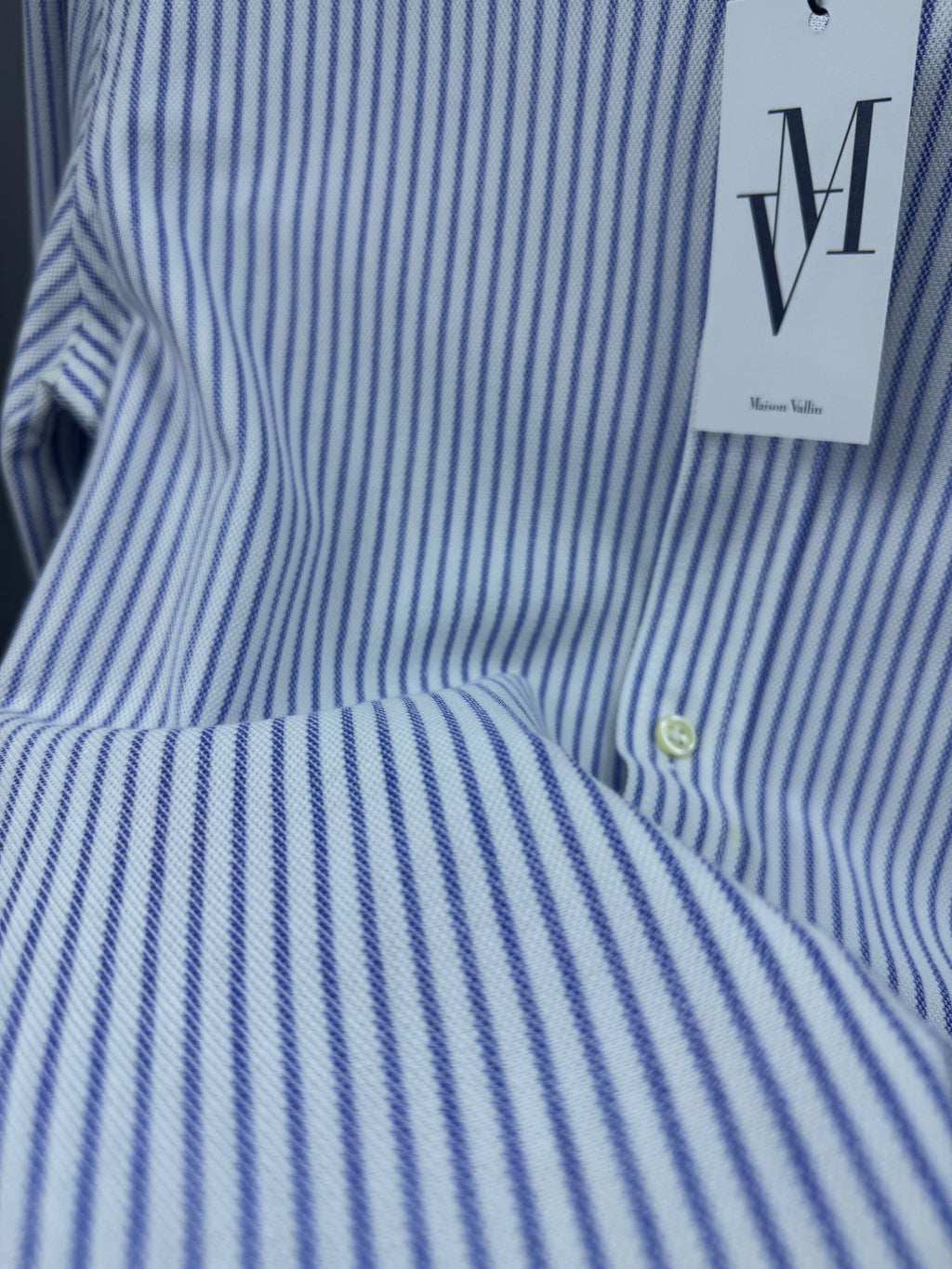 Maison Vallin|Chemise Ralph Lauren—Rayure matin Bleu