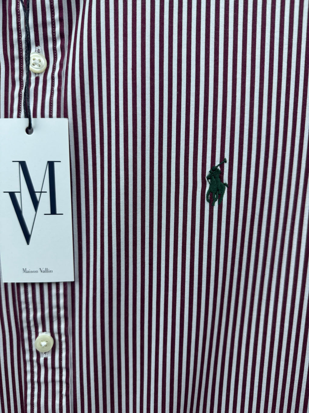 Maison Vallin|Chemise Ralph Lauren—Grenat Riviera