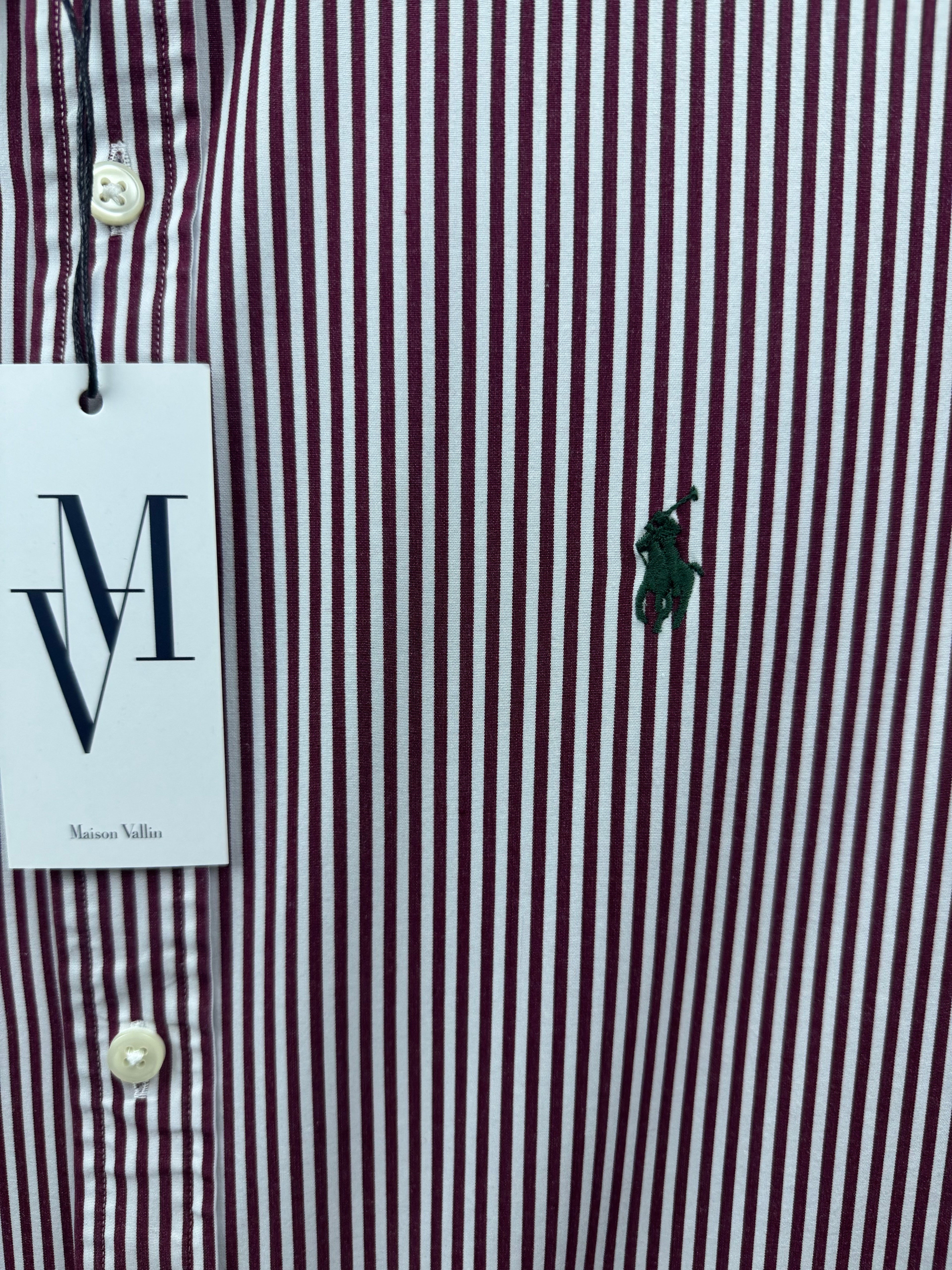 Maison Vallin|Chemise Ralph Lauren—Grenat Riviera