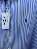 Maison Vallin|Chemise Ralph Lauren—Rayure Riviera Céleste